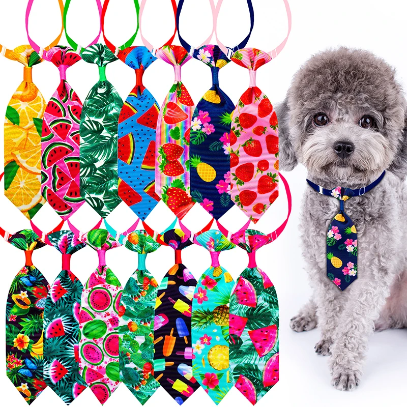 10pcs Dog Tie Small Dog Gromoong Accessories Pet Dog Cat Bowties Neckties Small Dog Puppy Bow Tie Pet Supplies For Small Dogs