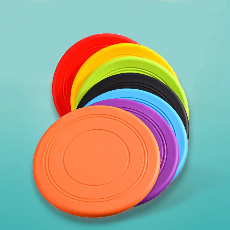 Silicone Flying Saucer Funny Dog Cat Toy Dog Game Flying Discs Resistant Chew Puppy Training Interactive Pet Supplies